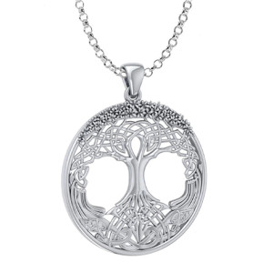 Intricate Celtic Tree of Life Pendant