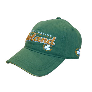 Green Gold Celtic Nation Baseball Cap DublinGiftCompany.com