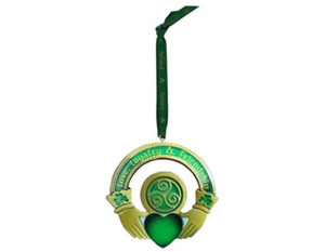 Resin Claddagh Hanging Ornament Dublin Gift Company