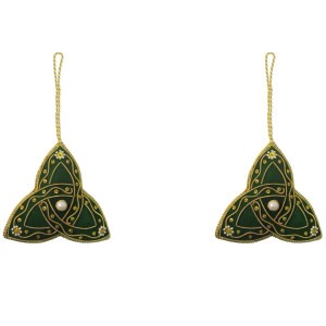 Trinity Knot Velvet Ornament