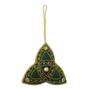 Trinity Knot Velvet Ornament