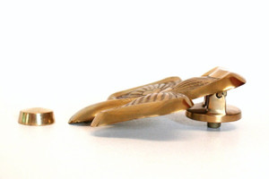 Brass Shamrock Irish Door Knocker