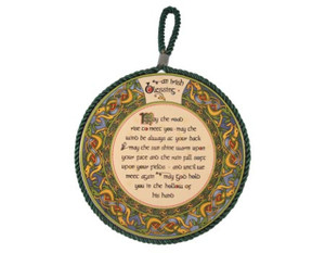 Irish Blessing Rope Plaque CL-73-47 Dublin Gift Shop