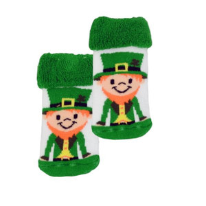 Leprechaun Baby Socks DublinGiftCompany.com