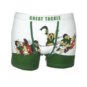 White Great Tackle Boxer Short DublinGitCompany.com