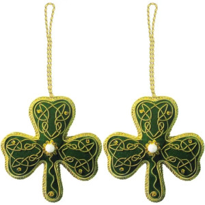 Green Shamrock Hanging Decoration