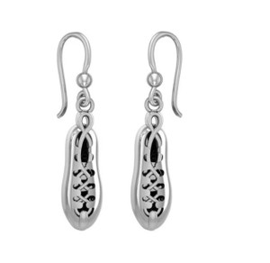 Sterling Silver Irish Dance Drop Earrings