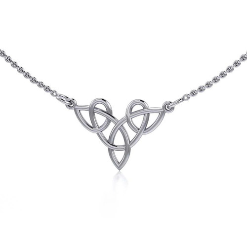 Sterling Silver Infinity Celtic Knot Necklace