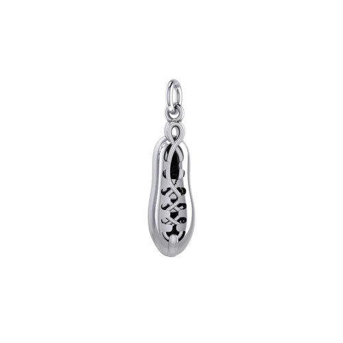 Irish Dance Shoe Charm in Sterling Silver
