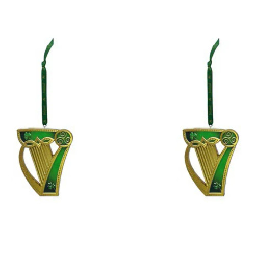 Irish Harp Hanging Ornament