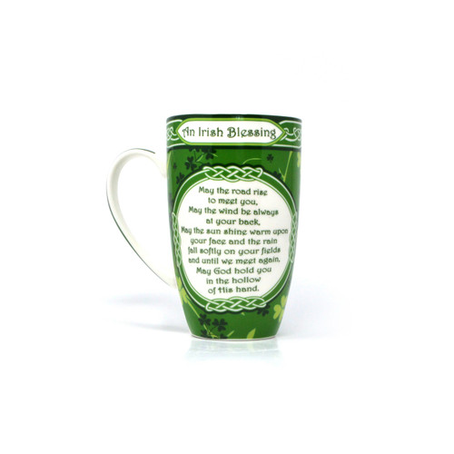 Irish Blessing Mug - Shamrock Garden