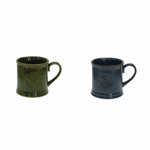 Watervale Celtic Tankard Mug - Green & Cobalt