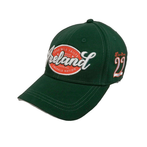 Bottle Green Ireland Badge Baseball Cap