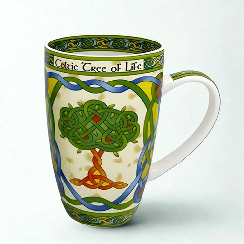 Celtic Tree of Life Bone China Mug 14 fl. oz
