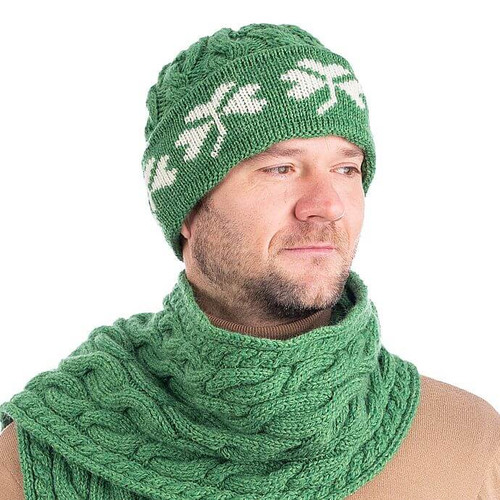 Shamrock Knit Merino Wool Hat