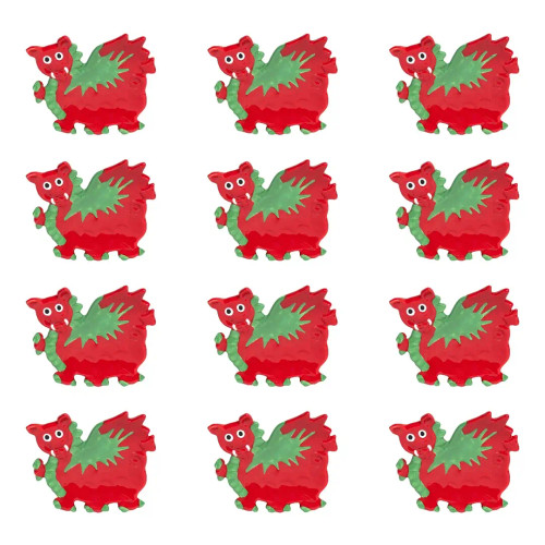 Baby Welsh Dragon Ceramic Teabag Holder 4.3 Inch