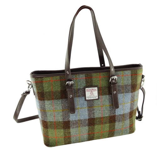 Harris Tweed Large Shoulder Tote Bag