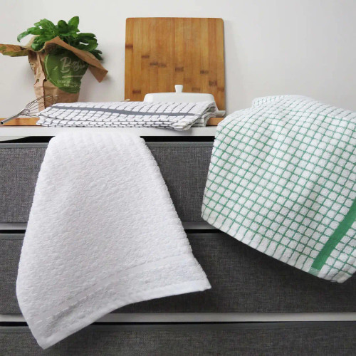 White Poli Dri Tea Towel