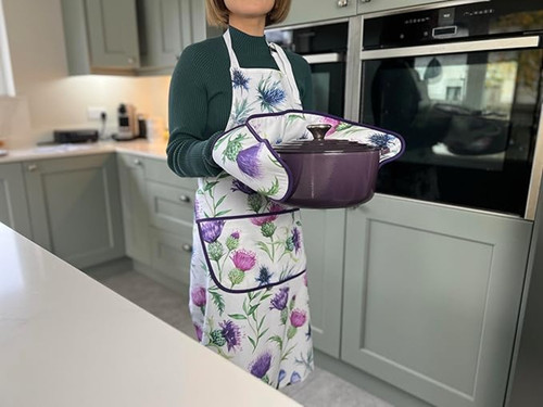 Samuel Lamont Scotish Thistles Cotton Apron