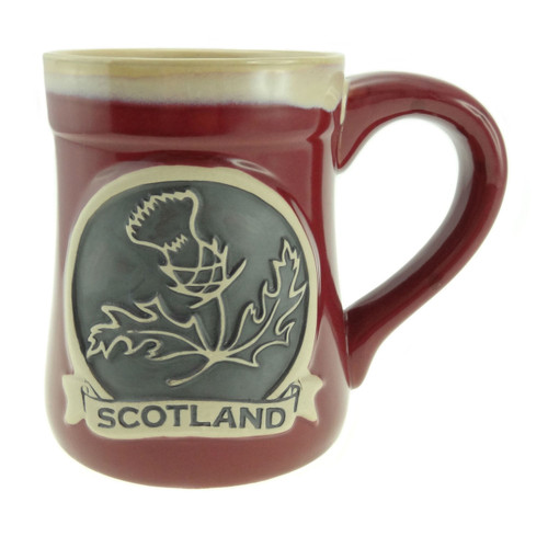 Scotland Thistle Stoneware Coffee Mug