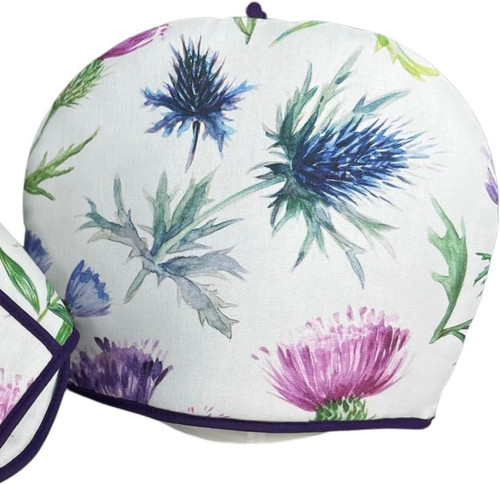 Thistles Quilted Tea Cozy