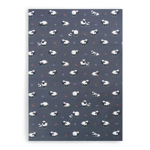 Fluffy Flock Grey - Cotton Tea Towel