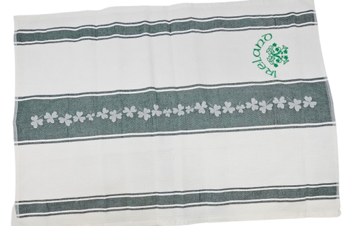 Samuel Lamont Bespoke Embroidered Waffle Towel Tree of Life and Ireland