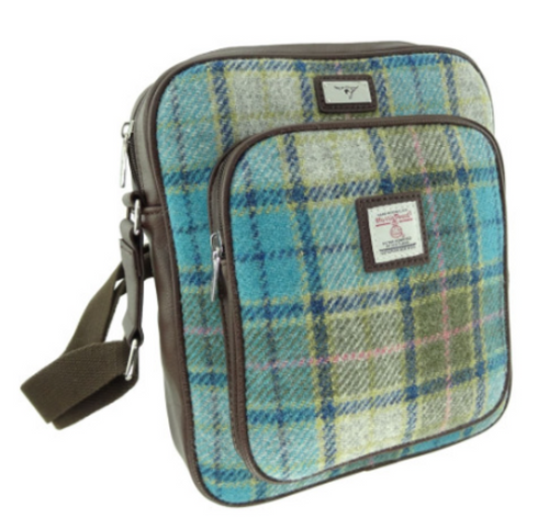 Scottish Tartan Harris Tweed Travel Bag