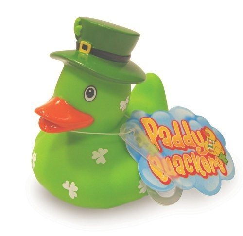Green Shamrock Rubber Duck