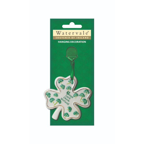 Irish Hanging Decoration - Clover & Crock of Gold