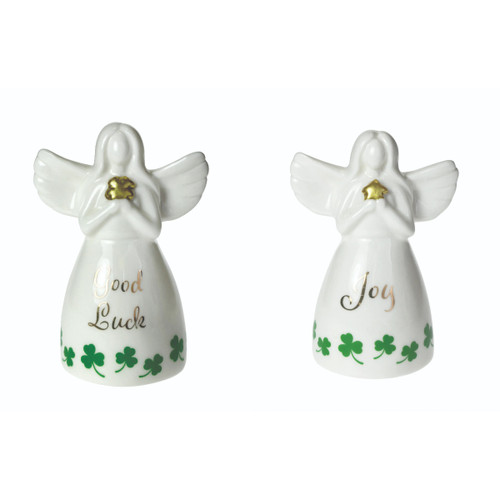 Parian China Irish Guardian Angel Figurines