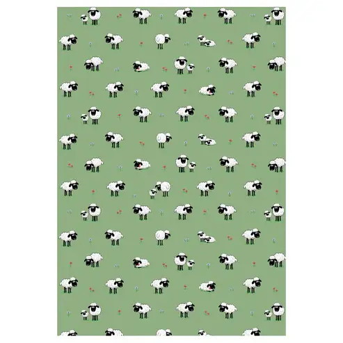 Fluffy Sheep Irish Design Blanket in 2 Sizes
