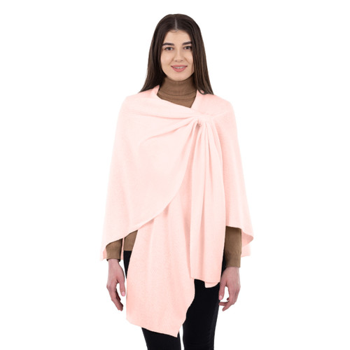 Lambswool Draped Shawl | SAOL Knitwear