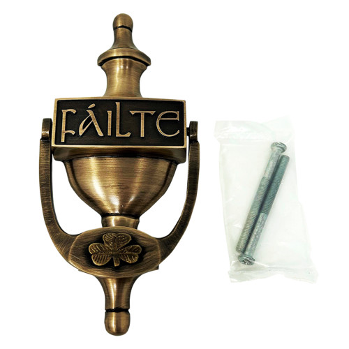 Antique Irish Failte Door Knocker EDK100-AB DGC