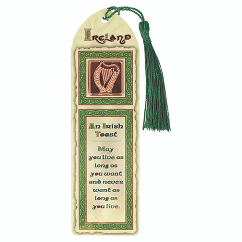Celtic Collections Bookmark – Harp DublinGiftCompany.com