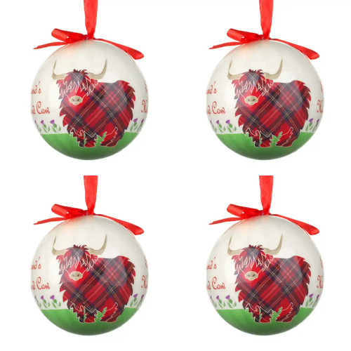 Highland Cow Tree Bauble