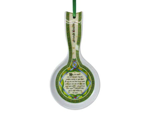 Irish Weave Blessing Spoon Rest CL-73-266