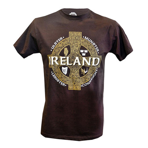Ireland Celtic Cross T-Shirt DublinGiftCompany.com