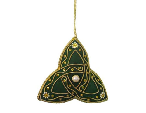 Trinity Knot Velvet Ornament