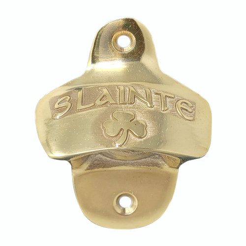 Exclusively Irish Slainte Shamrock Bottle Opener EBO110-PB