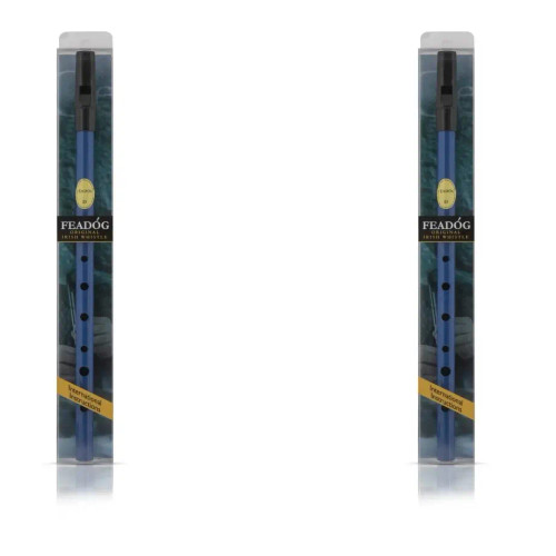 Feadog Blue Whistle in the Key of "D"