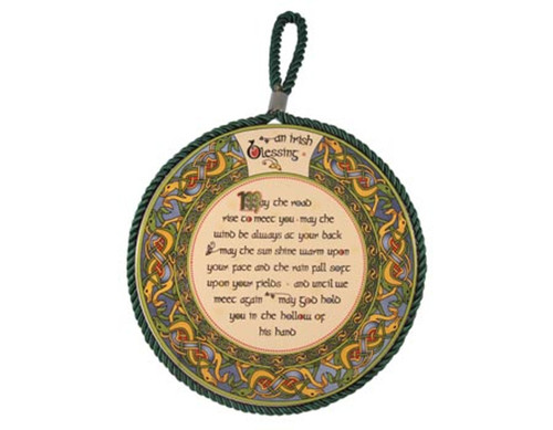 Irish Blessing Rope Plaque CL-73-47 Dublin Gift Shop