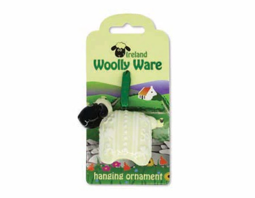 Hand Painted Woolly Ware Hanging Ornament