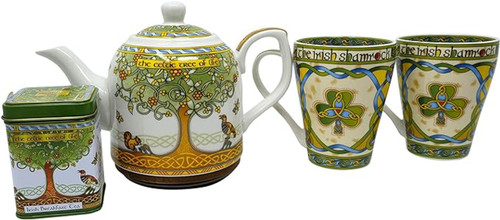 Tree of Life Tea Collection - 2 Mugs, Teapot & Tea
