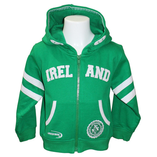 Lansdowne Emerald Ireland Full Zip Baby Hoodie DublinGiftCompany.com