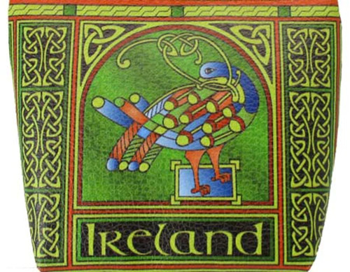 Celtic Peacock PU Zip Purse