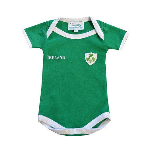 Ireland Shamrock Baby Vest DublinGiftCompany.com