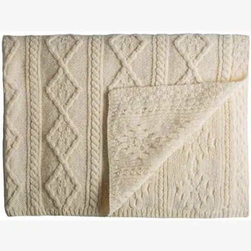 Fisherman Ireland Wool Throw