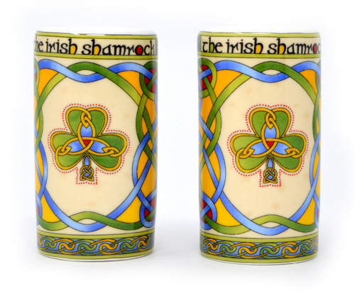 Irish Shamrock Salt & Pepper Set CL-73-9 Dublin Gift Shop