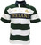 Embroidered Shamrock Ireland Rugby Shirt in Green/White